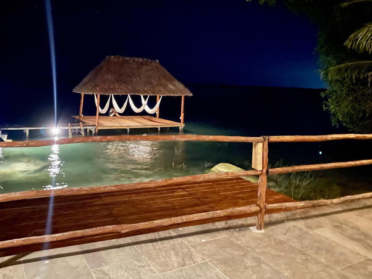 Appartamento Casa La Joya Bacalar Esterno foto