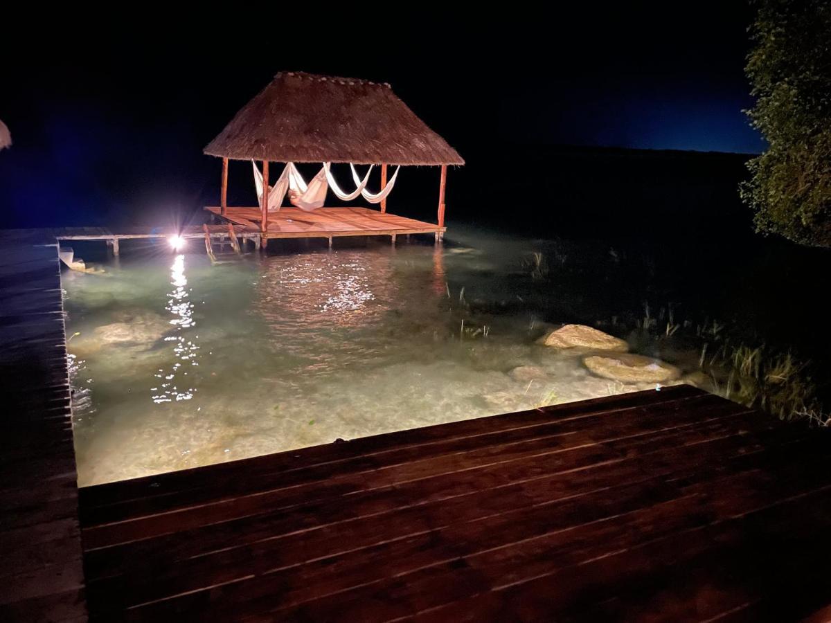 Appartamento Casa La Joya Bacalar Esterno foto