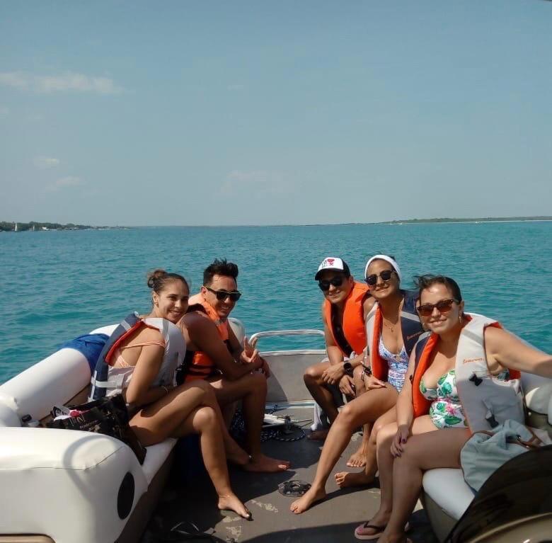 Appartamento Casa La Joya Bacalar Esterno foto